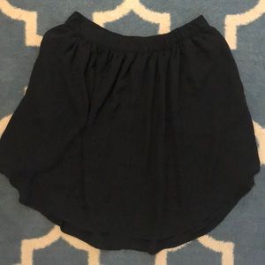 Banana Republic Black Chiffon Skirt